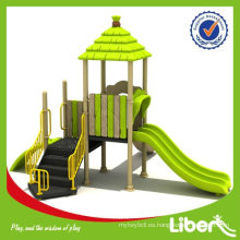 Playground Fabricante Niños Playground al Aire Libre Casas LE-DC007 Playground Pequeño Sistema de Juego Modular